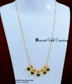 SCHN536 - Latest Short Chain with Palakka Locket Gold Model