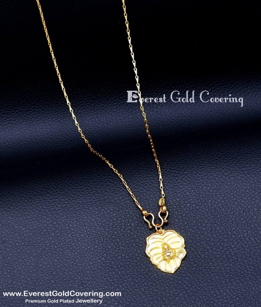 SCHN543 - Small Chain Light Weight Gokul Sandal Krishnan Pendant 