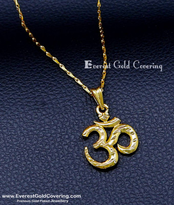 SCHN546 - Trendy Imitation Daily Use Om Dollar Chain for Boys