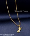SCHN547 - New Model Peacock with Vel Pendant Short Chain Online