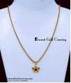 SCHN556 - Short Chain with Modern Gold Pendant Designs for Female