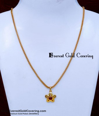 SCHN556 - Short Chain with Modern Gold Pendant Designs for Female