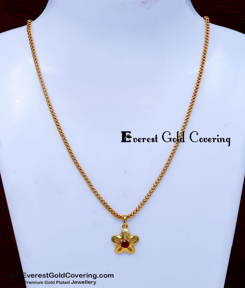 SCHN556 - Short Chain with Modern Gold Pendant Designs for Female