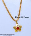 SCHN556 - Short Chain with Modern Gold Pendant Designs for Female