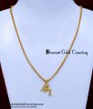 SCHN558 - Unique White Stone Leaf with Flute Pendant Chain Design