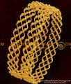 BNG044 - 2.8 Size Beautiful Gold Inspired Zig Zag Two Line Bangle Design Online Shopping