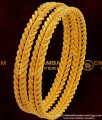 BNG053 - 2.6 Size Broad Gold Plated Floral Design Enamel Bangles 2 Pieces Buy Online Shopping India