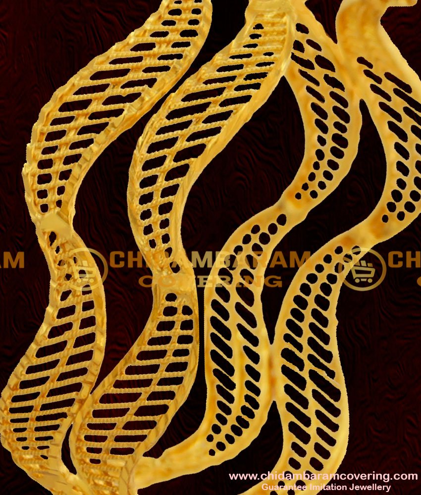 BNG056 - 2.4 Size Latest Trendy Light Weight Bangle Design Imitation Jewellery Online Shopping India