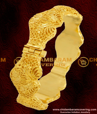 BNG067 - 2.6 Size Screw Type Designer Kada Bangles Single Piece for All Occasions