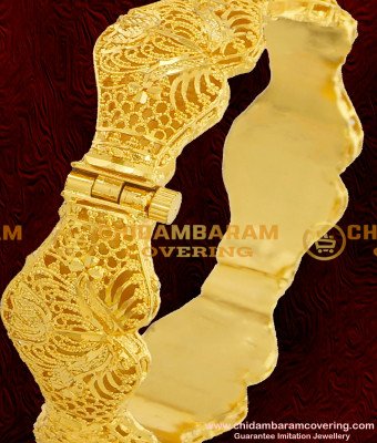 BNG067 - 2.6 Size Screw Type Designer Kada Bangles Single Piece for All Occasions