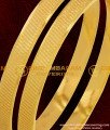 BNG074 - 2.4 Size Gold Plated Daily Wear Machine Cut Bangles South Indian Guarantee Jewelry Online