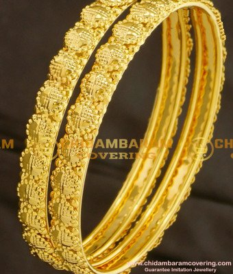 BNG085 - 2.4 Daily Wear Gold Plated Bangles Designs at Affordable Price Buy Online