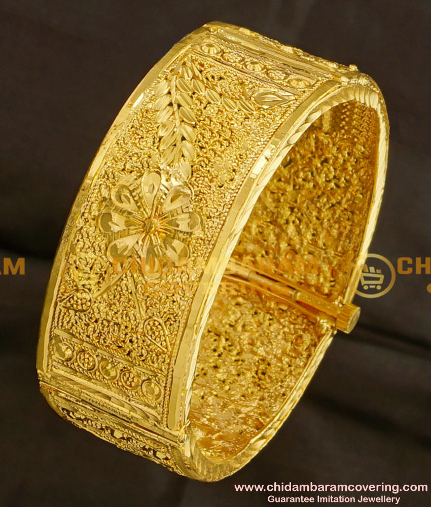 BNG087 - 2.6 Size Latest Kada Bangle Designs 1 Gram Guarantee Bangles Online