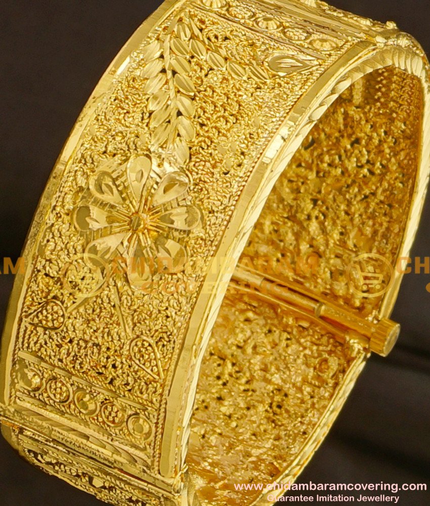 BNG087 - 2.6 Size Latest Kada Bangle Designs 1 Gram Guarantee Bangles Online