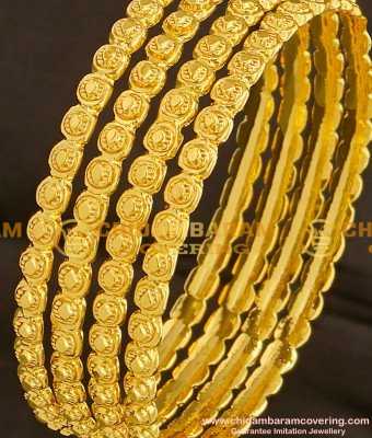 BNG096 - 2.4 Size Classic Design Hot Sale Bangles 4 Pcs Set Daily Wear Collection Online