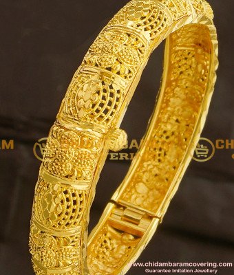 BNG101 - 2.4 Size Premium Quality Designer Openable Mini Kada Single Bangle 