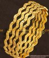 BNG105 - 2.8 Size Daily Wear Ligntweight Neli Bangles Design Set Of 4 Pcs for Women