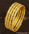 BNG107 - 2.6  Size Solid Guarantee Bangles Design Set Of 4 Pcs for Daily Use