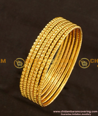 BNG109 - 2.4 Size Beautiful Design Office Wear Thin Bangles Imitation Bangle Online