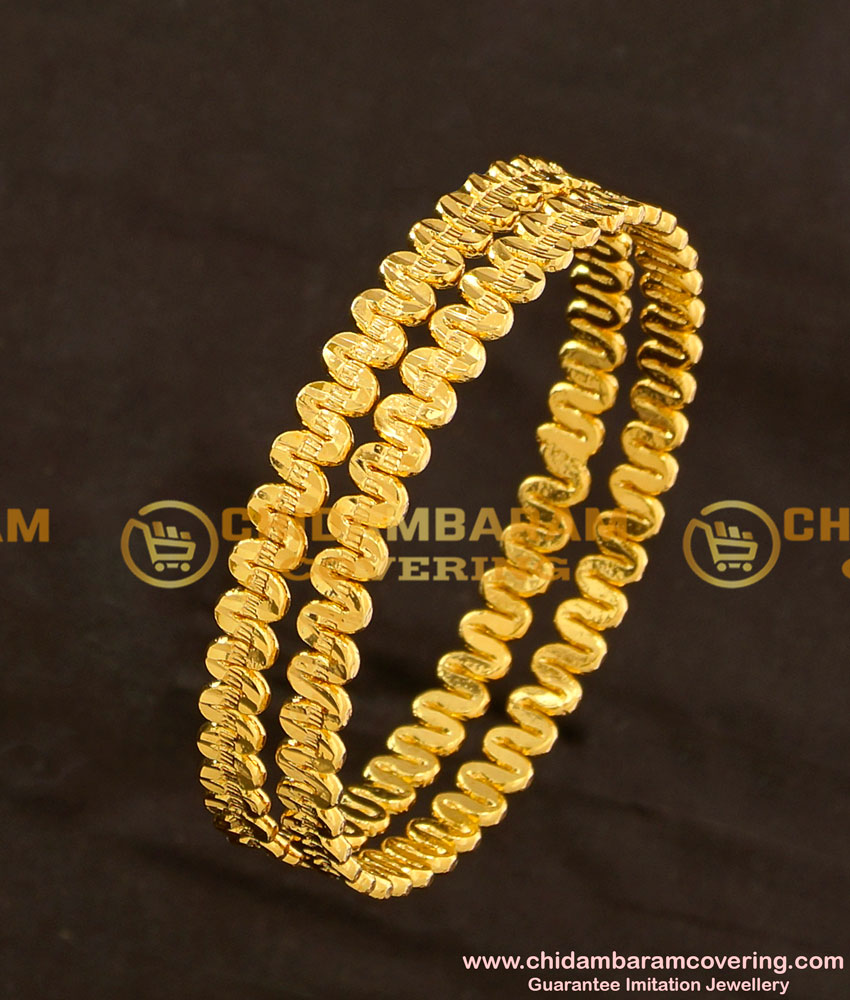 BNG113 - 2.8 Size Party Wear Designer Bangles South Indian Guarantee Bangle Online