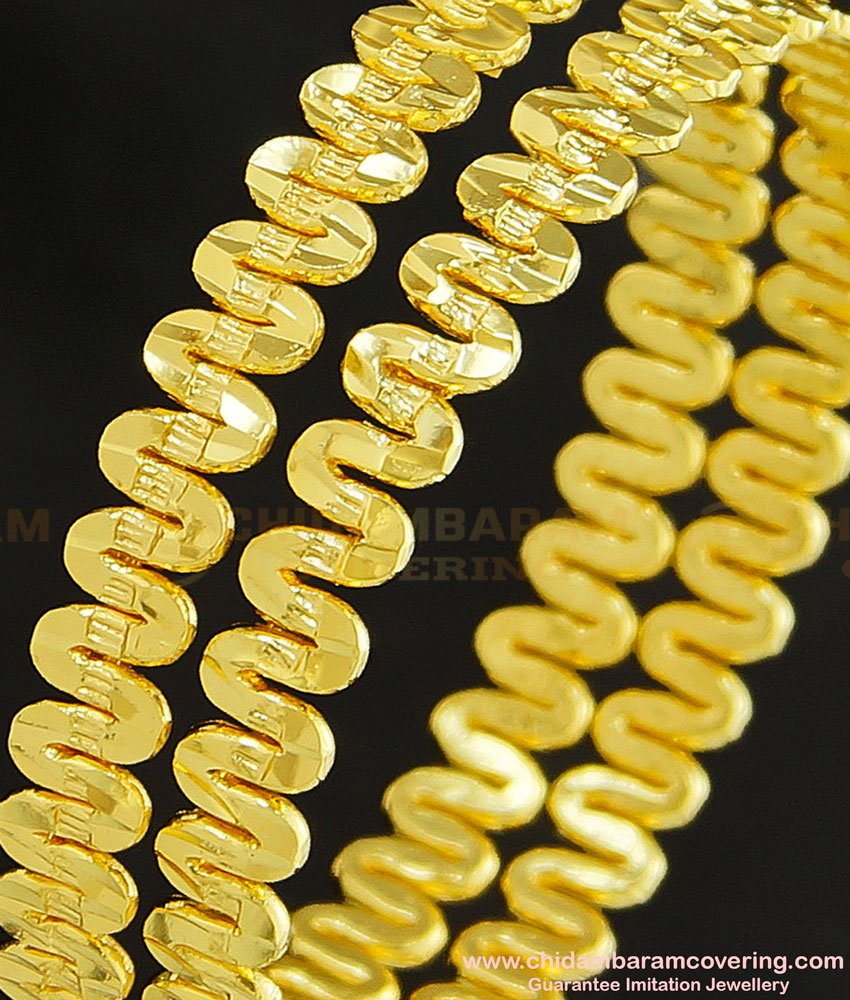 BNG113 - 2.4 Size Party Wear Designer Bangles South Indian Guarantee Bangle Online