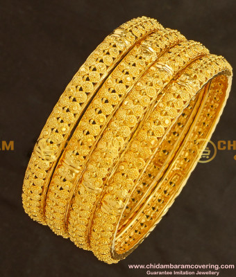 BNG135 - 2.6 Size Beautiful Indian Bridal Bangles Collection Set Of 4 Pieces Buy Online