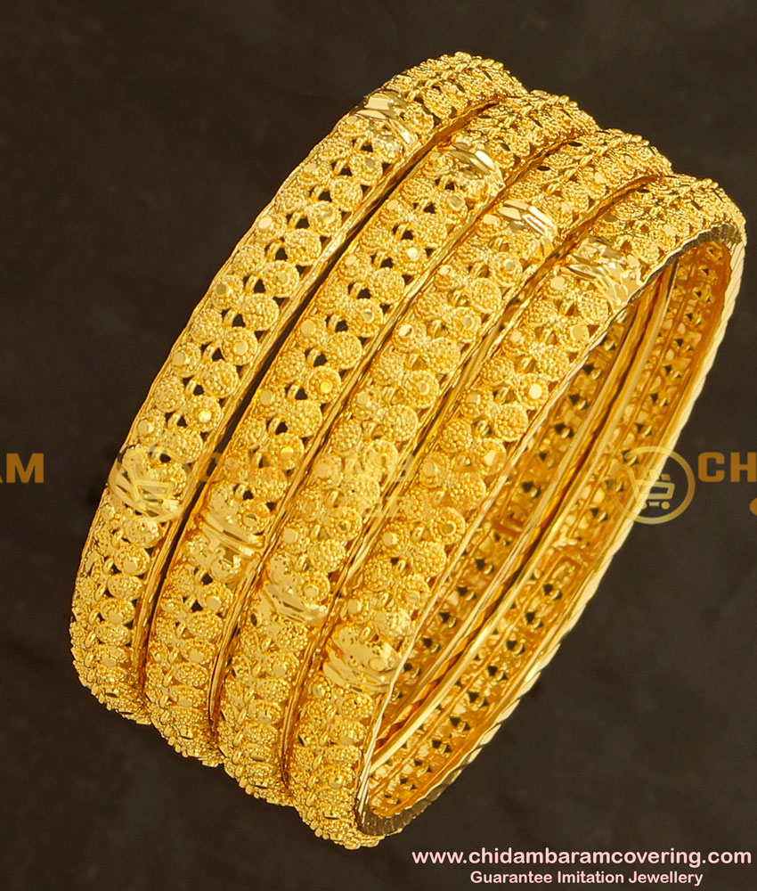 BNG135 - 2.6 Size Beautiful Indian Bridal Bangles Collection Set Of 4 Pieces Buy Online