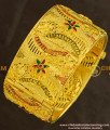 BNG136 - 2.6 Size Gold Design Enamel Finish Forming Gold Broad Kada Bangle Designs Bridal Jewellery Online