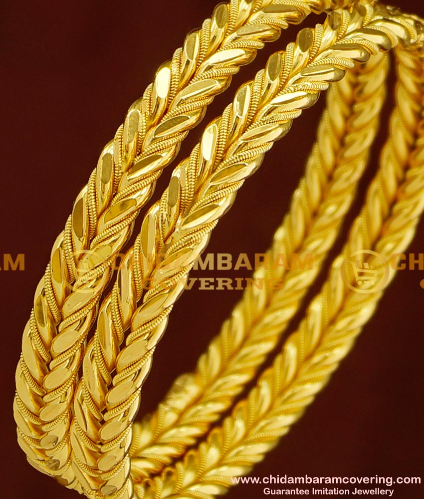 BNG153 - 2.8 Size New Model High Quality Shiny Cutting Designer Strong Solid Bangles Online