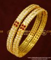 BNG160 - 2.8 Size Traditional Impon Gold Bangle Design First Quality Panchaloha Bangles Online