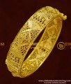 BNG161 - 2.4 Size Stunning Gold Party Wear Broad Single Kada Bangle Online Shopping