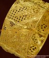 BNG167 - 2.6 Size New Design Pure Gold Plated Bridal Wear Broad Single Piece Screw Open Kada Guarantee Bangle Online