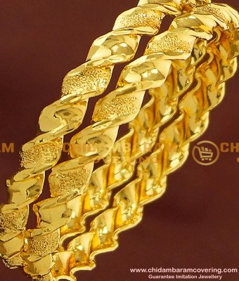 BNG168 - 2.4 Size Light Weight Bangle Design New daily wear Collections Online