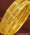 BNG170 - 2.6 Size New Pattern Gold Look Bangles Design Gold Plated Jewellery Online