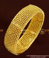 BNG175 - 2.4 Size Gold Look Designer Single Broad Bangle Design for Ladies 