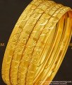 BNG179 - 2.10 Size Daily Wear Light Weight Non Guarantee Bangle Set Of 4 Pieces Buy Online