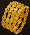 BNG191 - 2.4 Size Beautiful Light Weight Gold Bangles Designs Dye Gold Bangles Indian Wedding Bangles Set Buy Online
