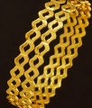 BNG204 - 2.6 Size New Design One Gram Gold Bangles Neli Valayal South Indian Guarantee Bangle Online