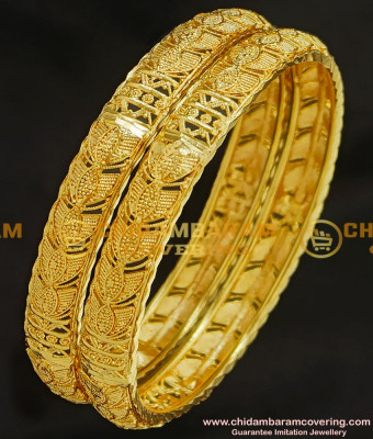 BNG212 - 2.4 Size Light Weight Designer Bombay Bangle Design One Gram Jewellery 