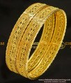 BNG213 - 2.4 Size New Pattern Gold Look Broad Bangles Design Gold Plated Jewellery 
