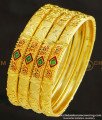 BNG241 - 2.10 Size Real Gold Design Enamel Gold Forming Designer Wedding Bangles Set Online