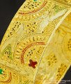 BNG246 -2.8 Size Wedding Collection Gold Plated Enamel Forming Designer Kada Screw Open Bangle Online
