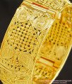 BNG247 - 2.8 Size Traditional Design One Gram Gold Plated Kada Bangle Screw Bangles Online