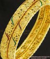 BNG253 - 2.4 Size Latest Bangle Design Enamel Finish Gold Plated Bangles Buy Online