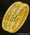 BNG258 - 2.4 Size New Arrival Gold Design 1 Gram Gold Bangles   