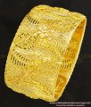 BNG261 - 2.6 Size Indian Gold Pattern Flower Design Kada Bangle 1 Gram Guaranteed Bangle Online