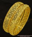BNG288 - 2.6 Size Indian Bridal Gold Look Designer Broad Bangle Designs Gold Plated Jewellery