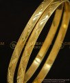 BNG301 - 2.6 Size Pure Impon Natural Colour Bangles Without Stone Daily Use Panchaloha Bangles Online Shopping 