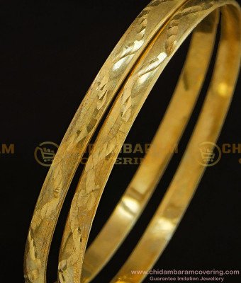BNG301 - 2.6 Size Pure Impon Natural Colour Bangles Without Stone Daily Use Panchaloha Bangles Online Shopping 