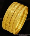BNG312 - 2.6 Size Traditional Fancy Designer Casual Hand Work Self Cutting Design Daily Wear 4 Bangles Set 